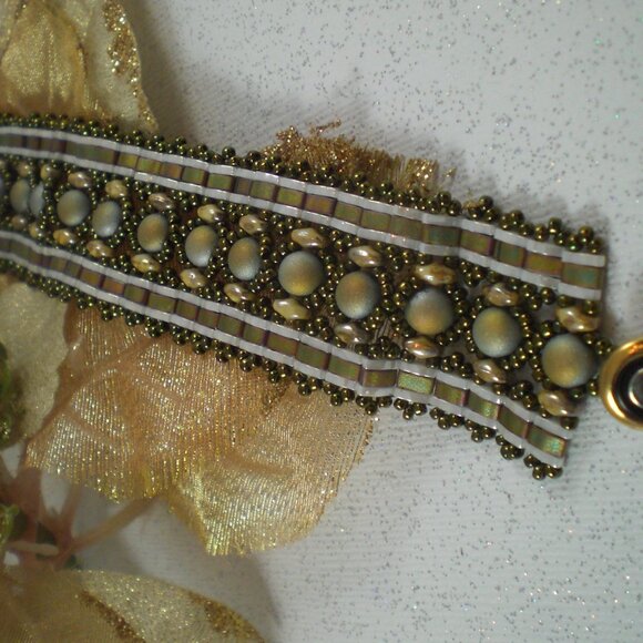 Metallic Olive Moroccan Band - Picture 3 of 3